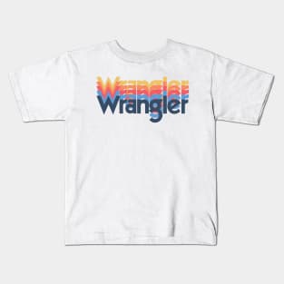 Vintage Cowboy Wrangler 1970s Kids T-Shirt